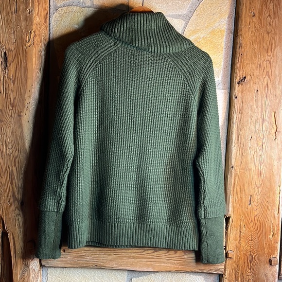 Market & Spruce Sharon Cowl Neck Waffle Stitch Sweater - Picture 8 of 8